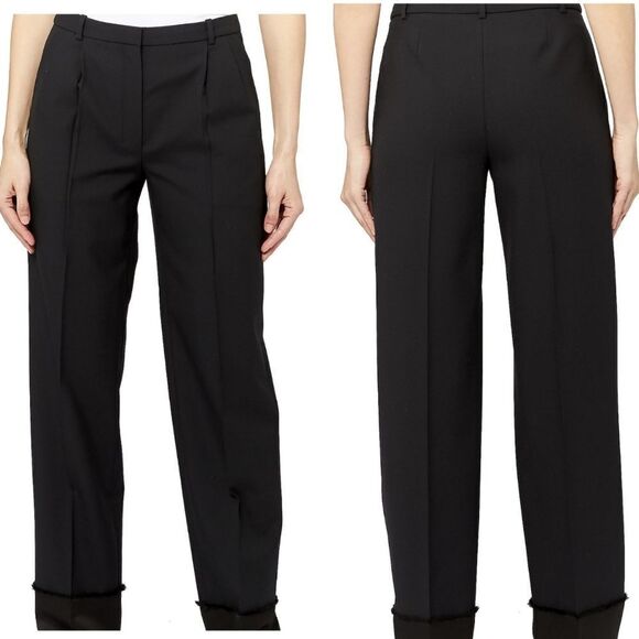 NWT THEORY C Wool Satin Hem Suit Trouser Pants J0901206 - Picture 8 of 8